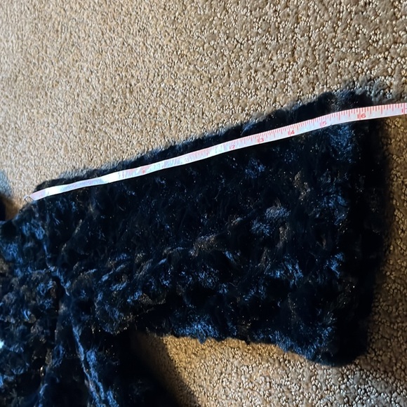 Black Faux Fur Coat - Picture 9 of 16